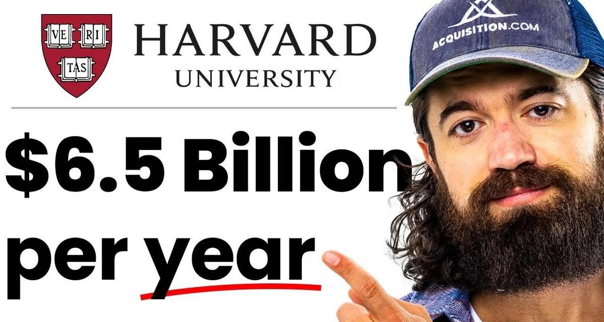 Perché dovresti costruire la tua impresa sul modello di Harvard